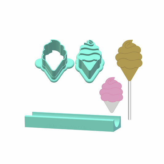 Cotton Candy Cake Pop Mold |Deluxe Cutter, Popper, and Tray Option