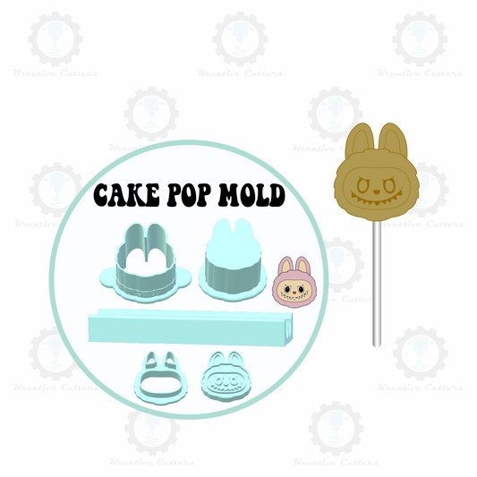 Fluffy Monster Cake Pop Mold | Deluxe Cutter, Popper, and Tray Option