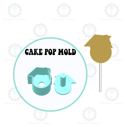 Graduation Emoji Cake Pop Mold | Single or Multi-popper