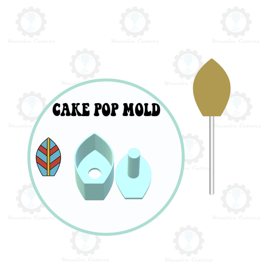 Surfboard Cake Pop Mold | Single or Multi-popper