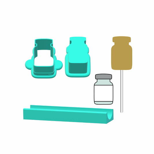 Botox Bottle Cake Pop Mold |Deluxe Cutter, Popper, and Tray Option