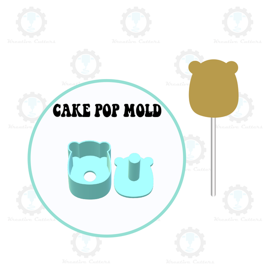Panda Squish Cake Pop Mold | Single or Multi-popper