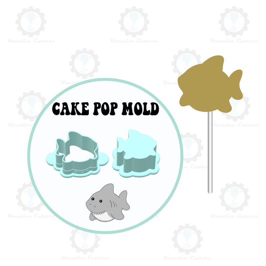 Shark Cake Pop Mold| Deluxe Cutter, Popper