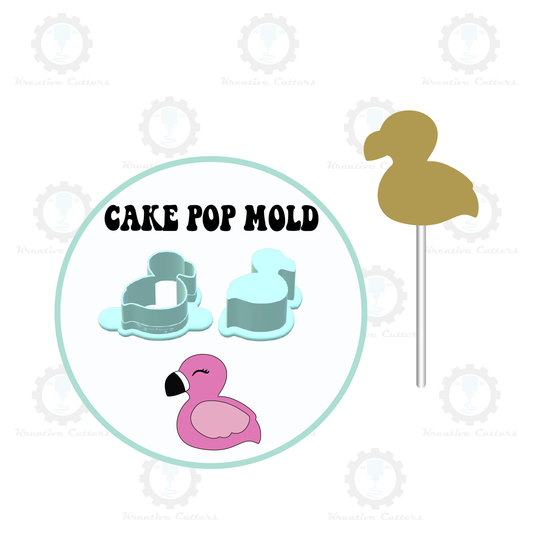 Flamingo Cake Pop Mold | Deluxe Cutter, Popper