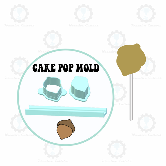 Acorn Cake Pop Mold | Deluxe Cutter, Popper, and Tray Option