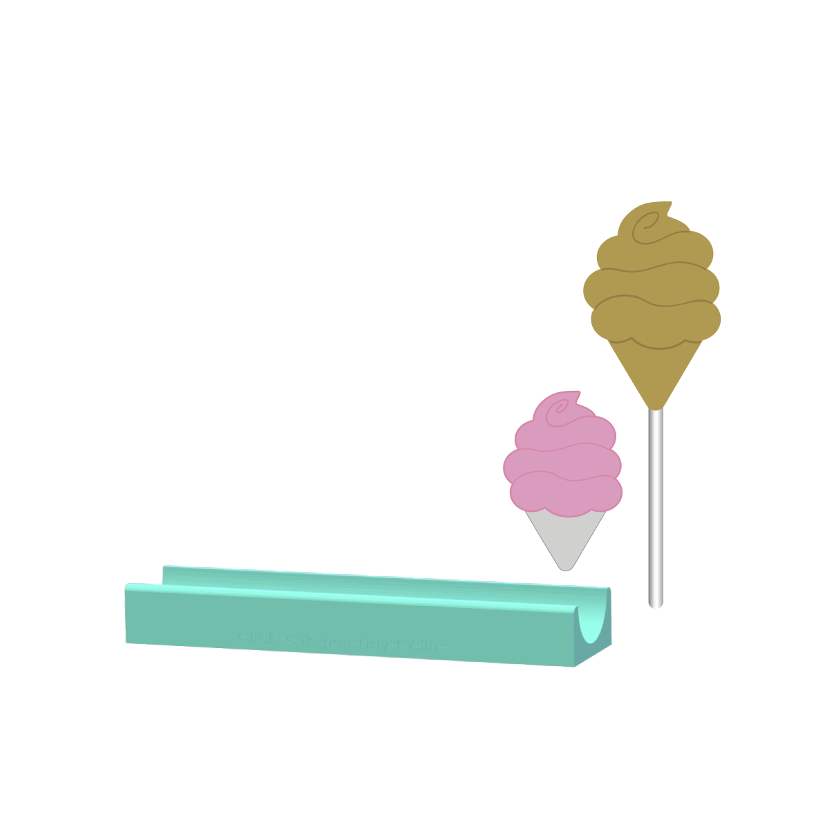 Cotton Candy Cake Pop Mold |Deluxe Cutter, Popper, and Tray Option