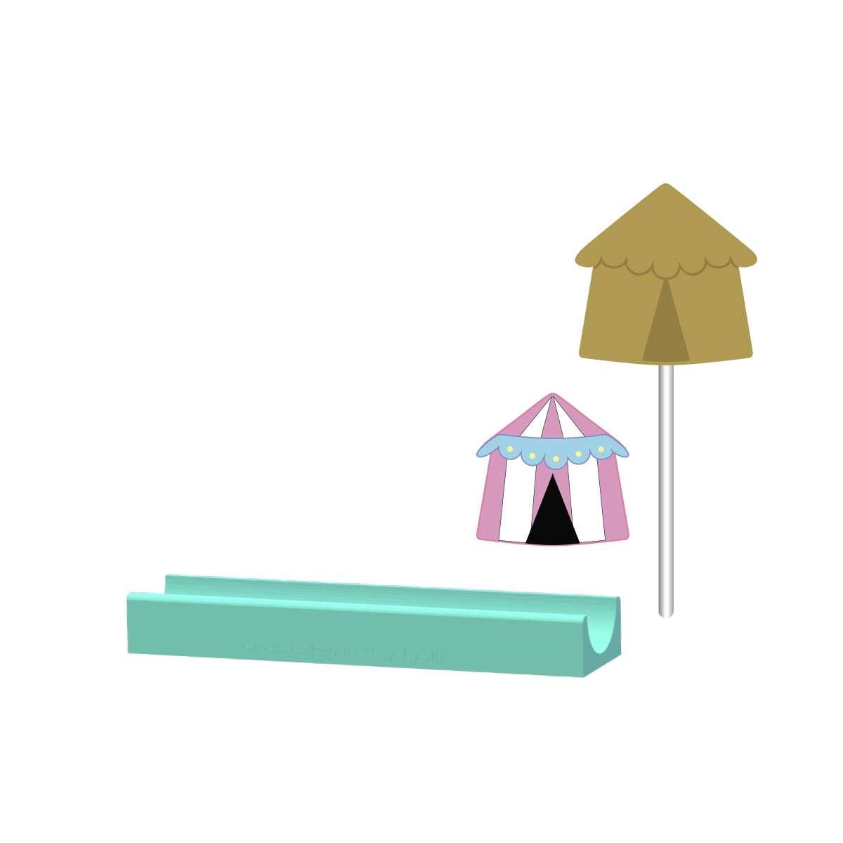 Circus Tent Cake Pop Mold |Deluxe Cutter, Popper, and Tray Option