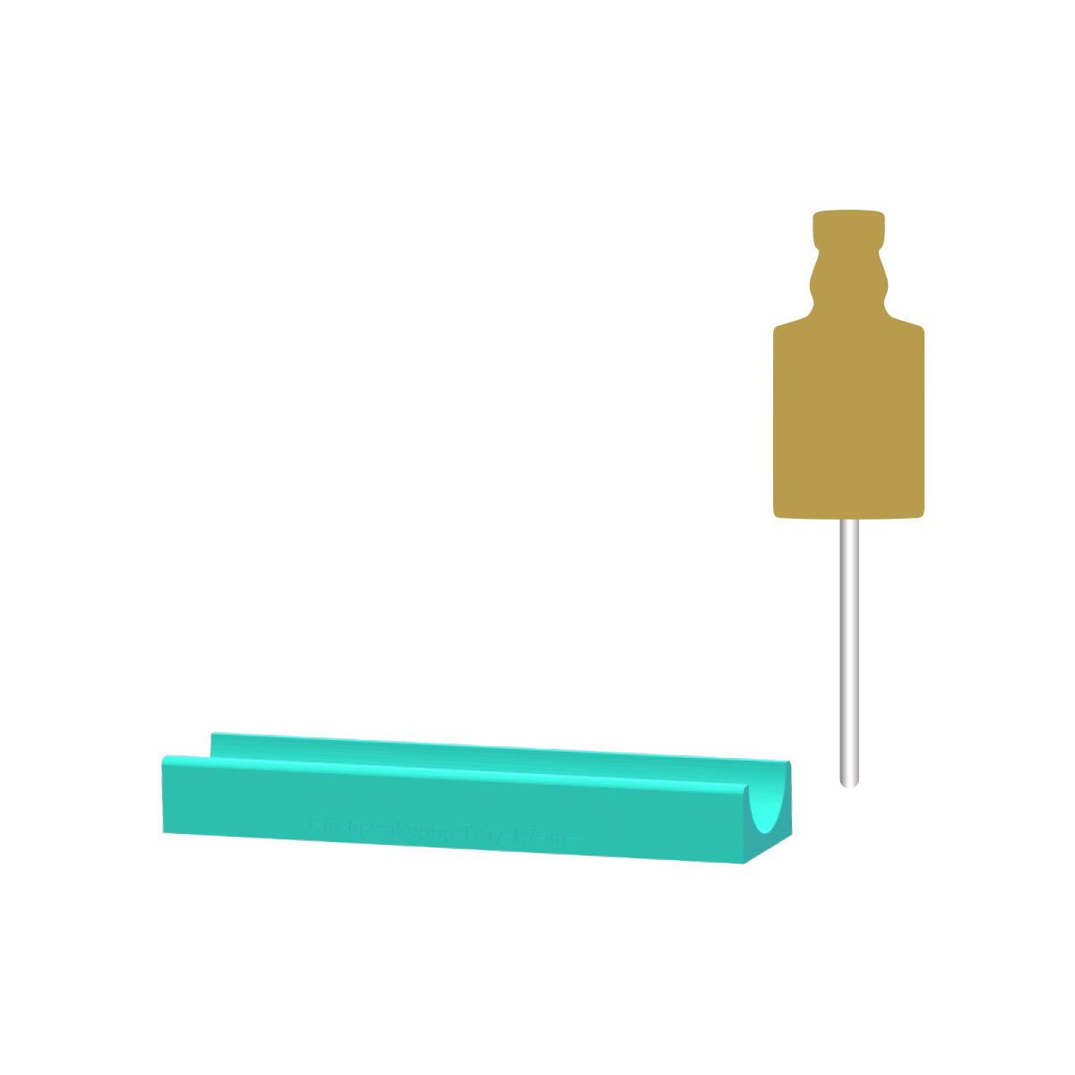 Whiskey Bottle Cake Pop Mold |Deluxe Cutter, Popper, and Tray Option
