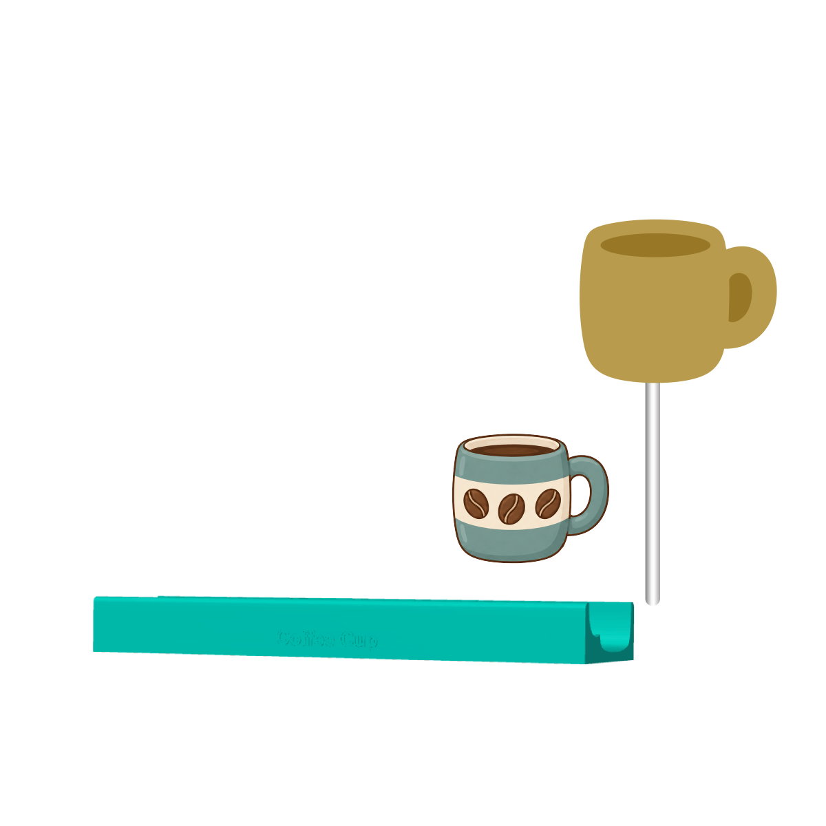Coffee Cup Cake Pop Mold | Deluxe Cutter, Popper, and Tray Options