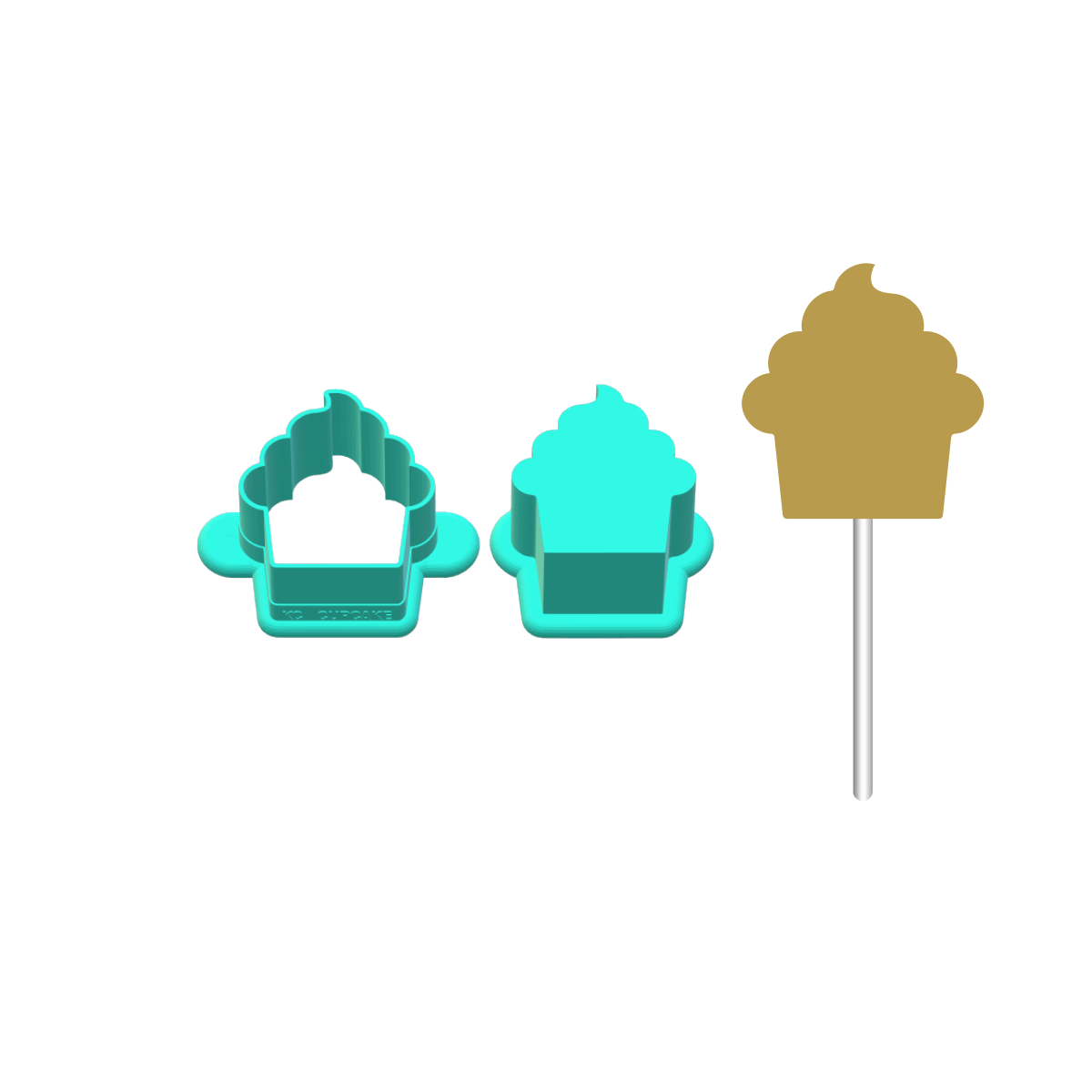 Cupcake Cake Pop Mold |Deluxe Cutter, Popper, and Tray Option