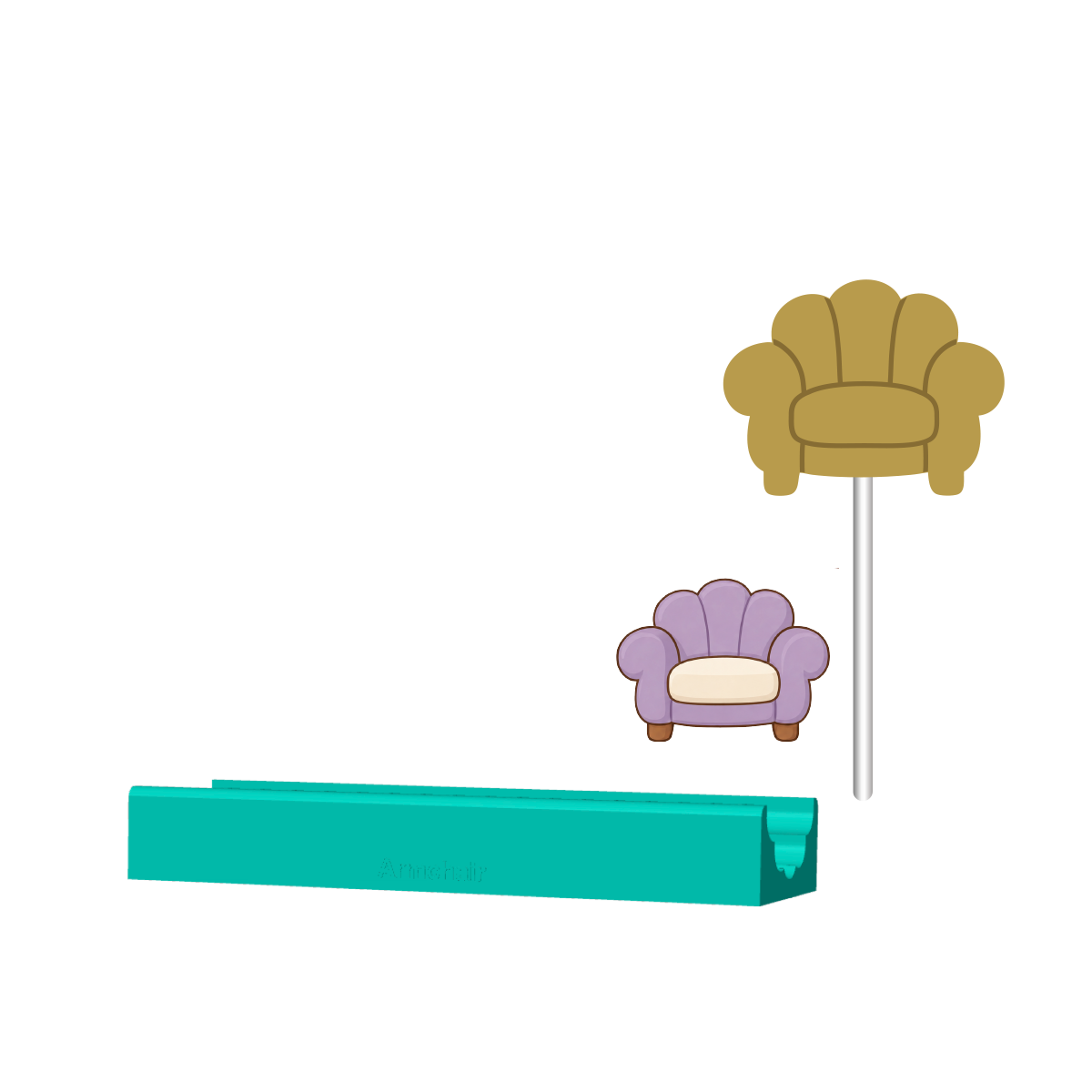 Armchair Cake Pop Mold | Deluxe Cutter, Popper, and Tray Options