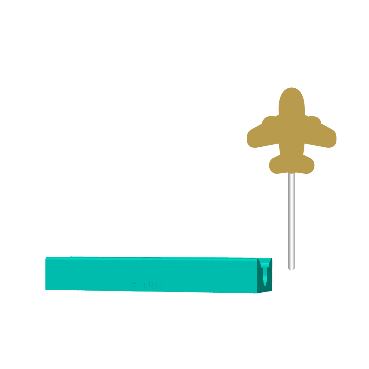 Airplane Cake Pop Mold | Deluxe Cutter, Popper, and Tray Option