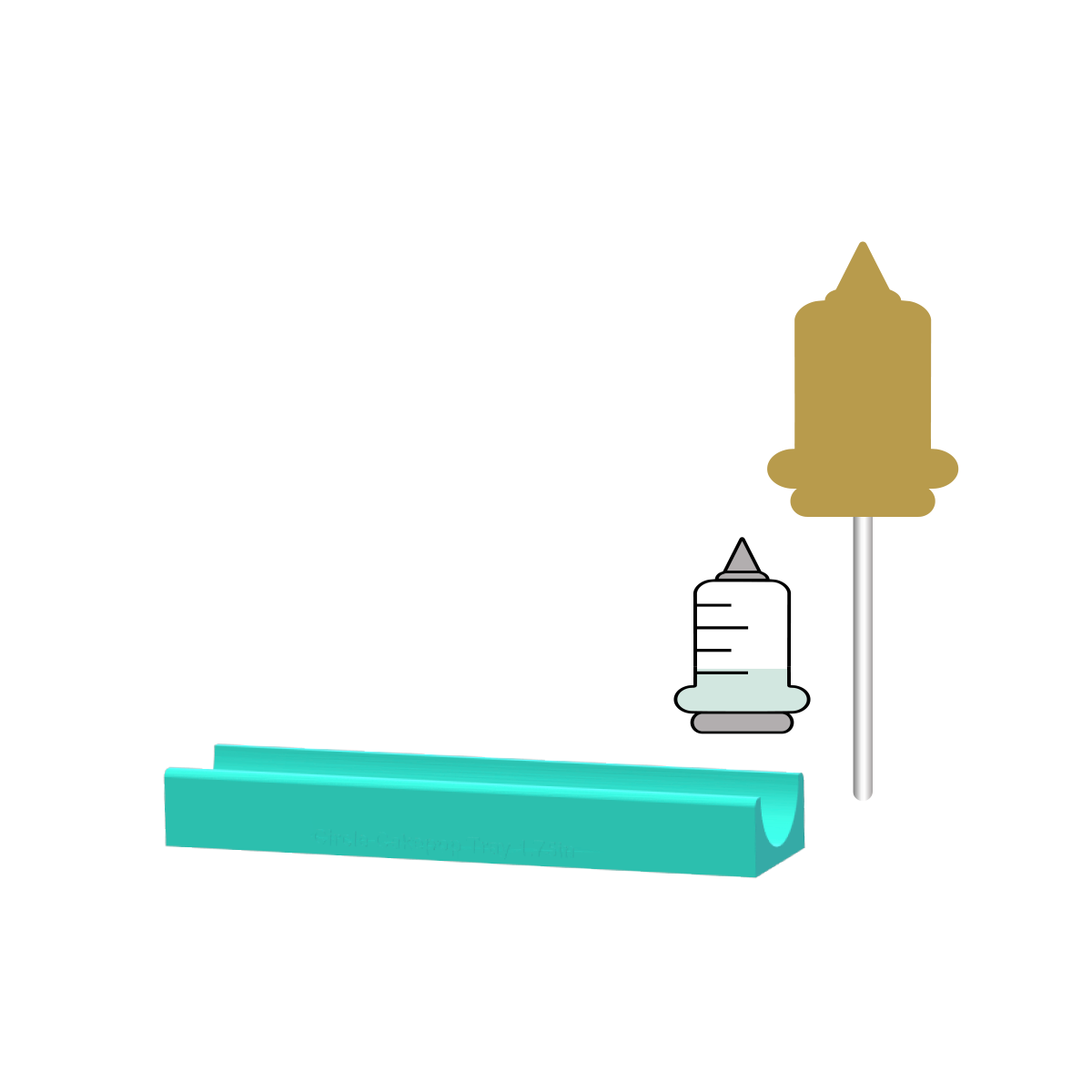 Syringe Cake Pop Mold |Deluxe Cutter, Popper, and Tray Option