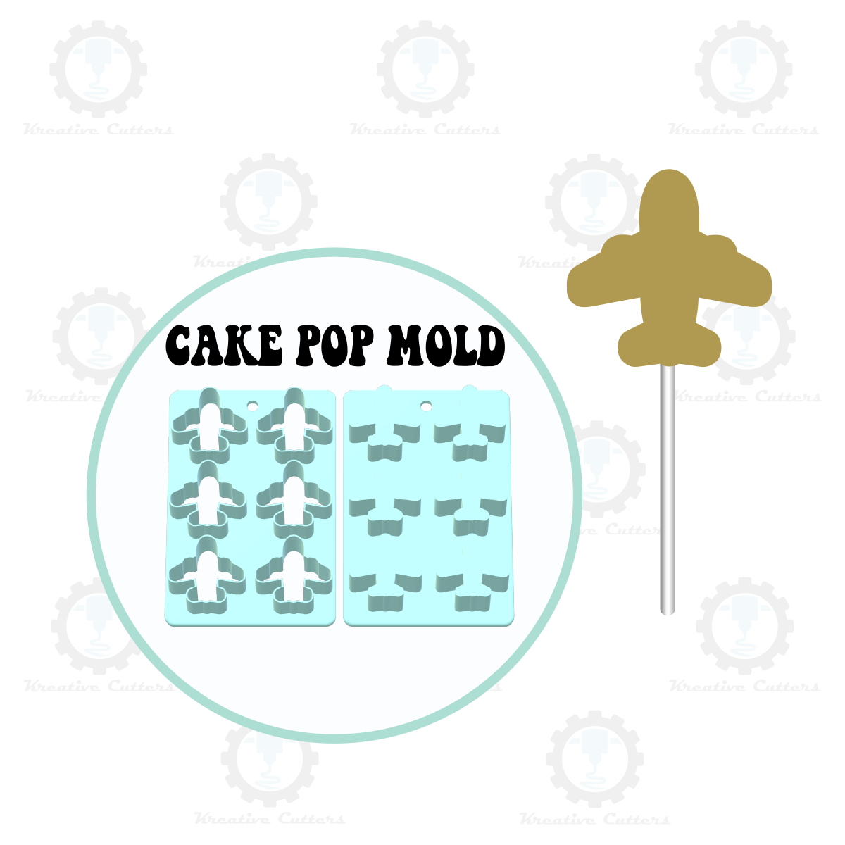 Airplane Cake Pop Mold | Single or Multi-popper