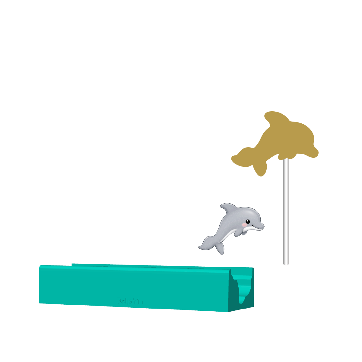 Dolphin Cake Pop Mold |Deluxe Cutter, Popper, and Tray Options