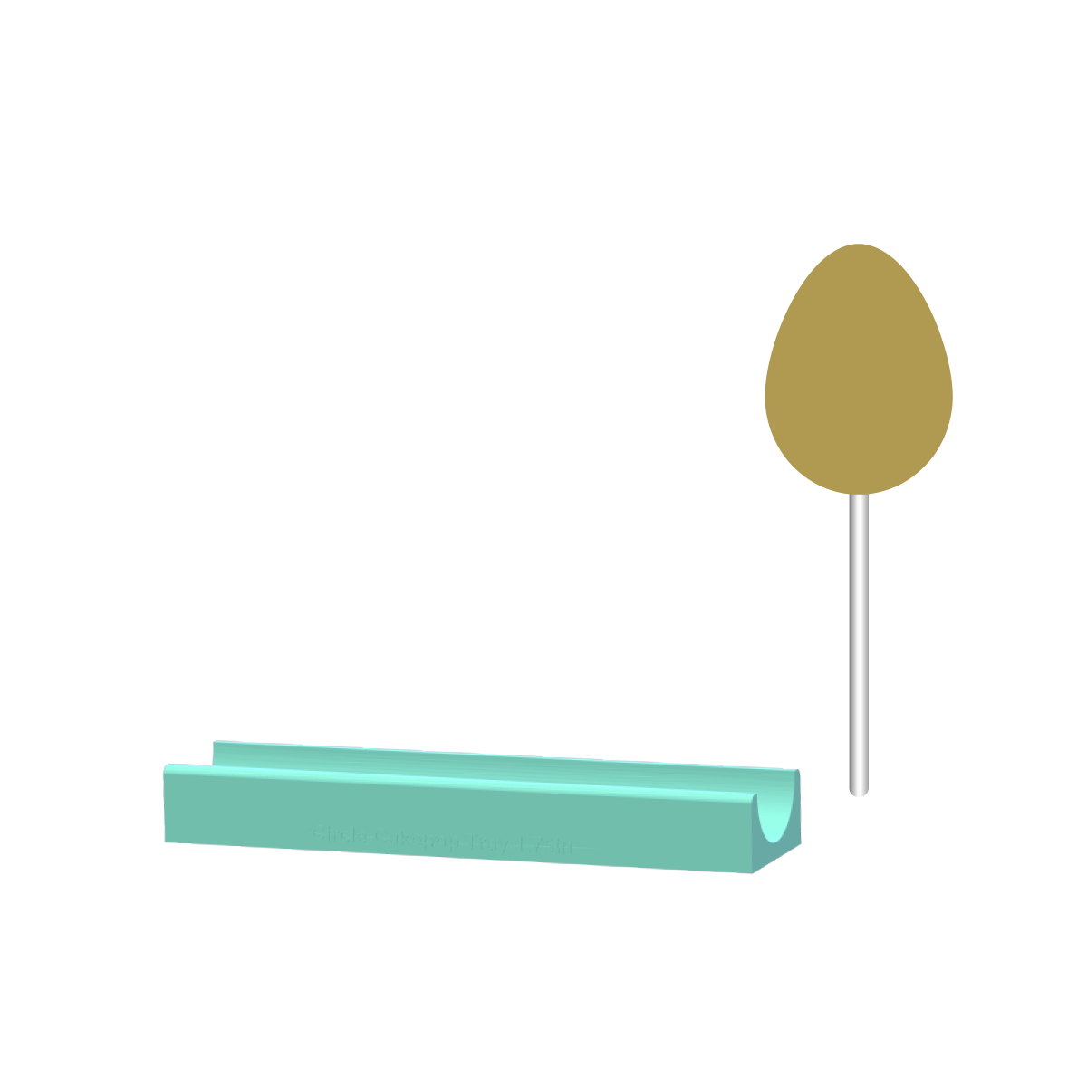 Stuffed Easter Egg Cake Pop Mold with Filling Embosser