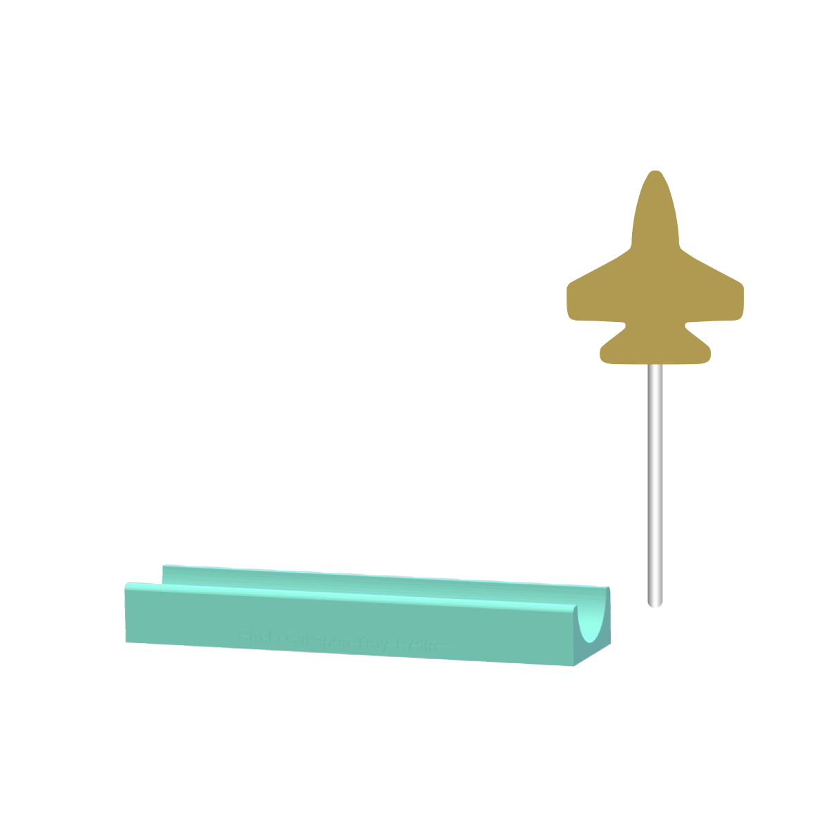 Jet Cake Pop Mold |Deluxe Cutter, Popper, and Tray Option