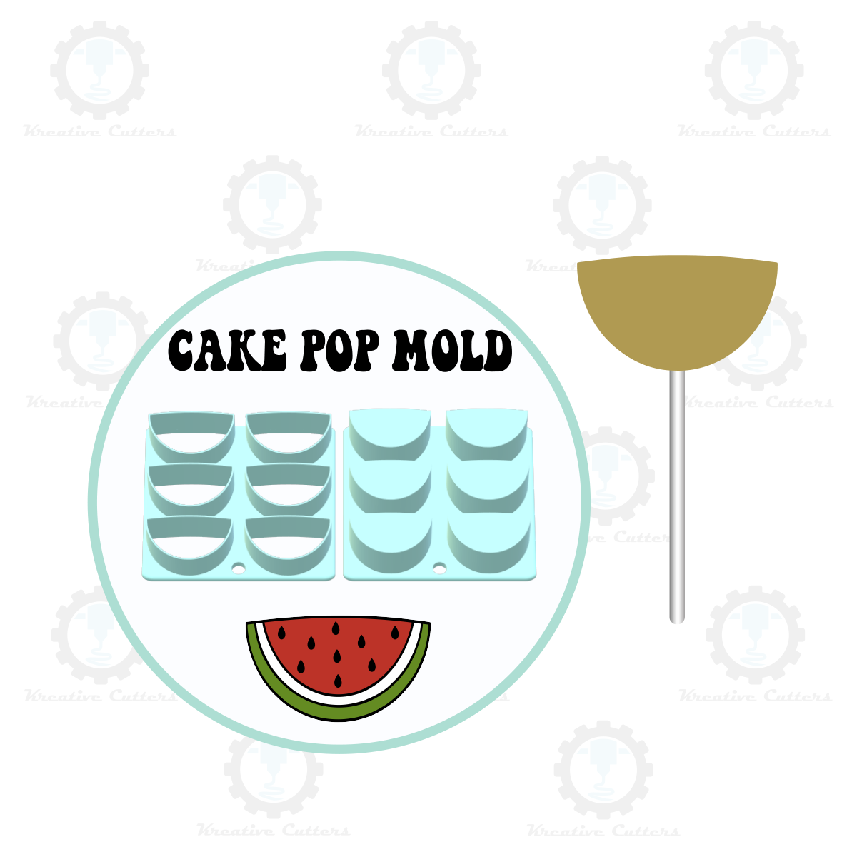 Watermelon Slice Cake Pop Mold | Single or Multi-popper