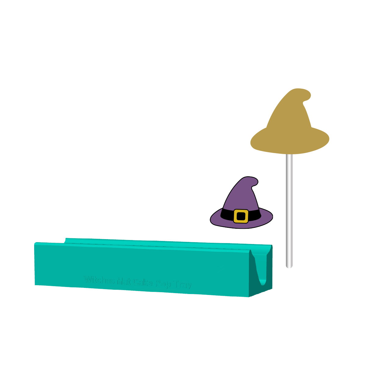 Witch Hat Cake Pop Mold | Deluxe Cutter, Popper