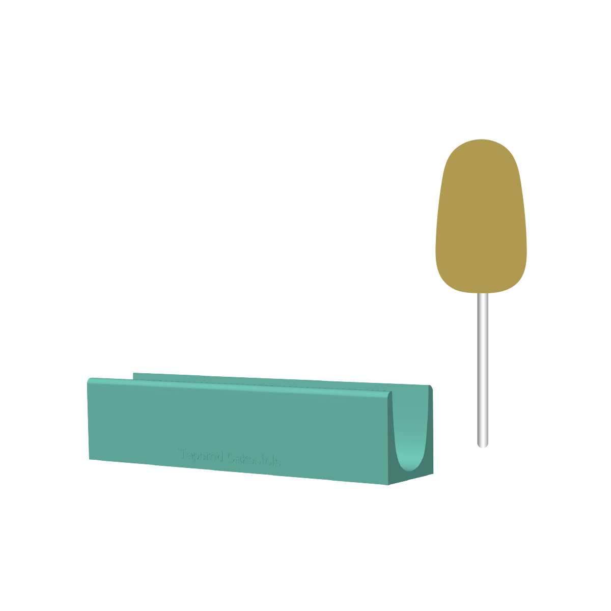 Tapered Stuffed Cakesicle Mold with Filling Embosser | Deluxe Cutter, Popper and Tray Options