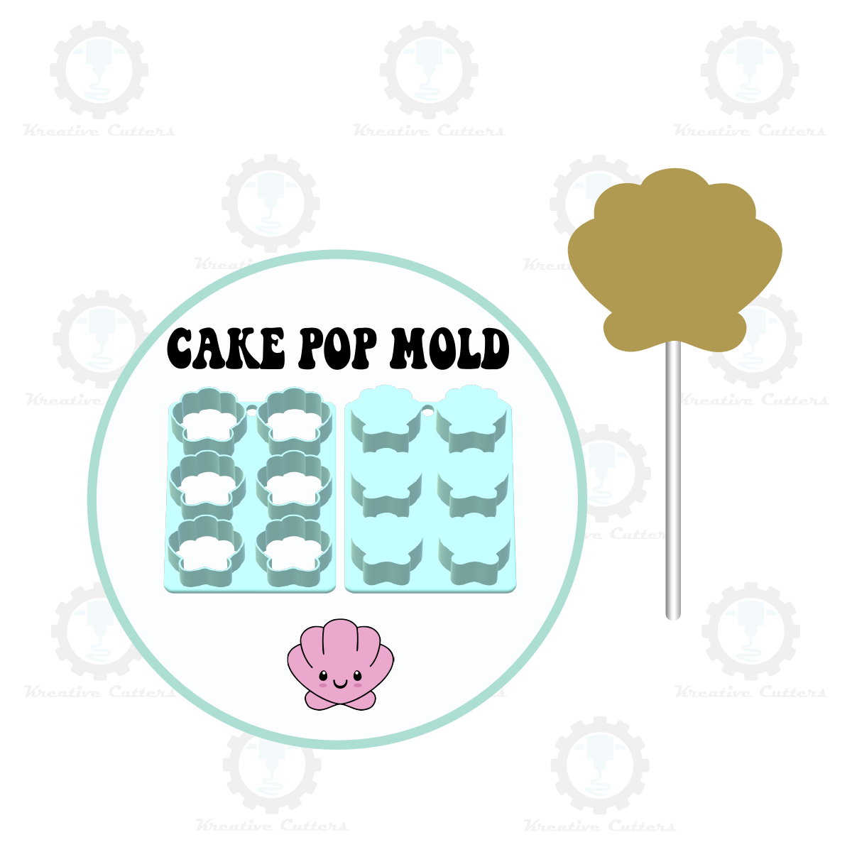 Seashell Cake Pop Mold | Single or Multi-popper