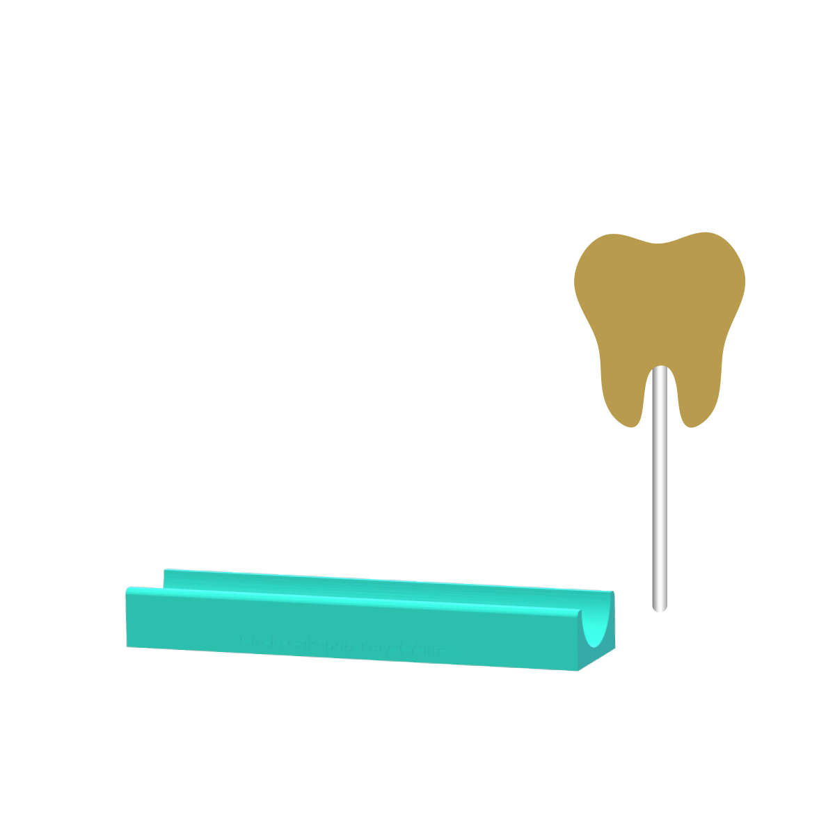 Tooth Cake Pop Mold |Deluxe Cutter, Popper, and Tray Option