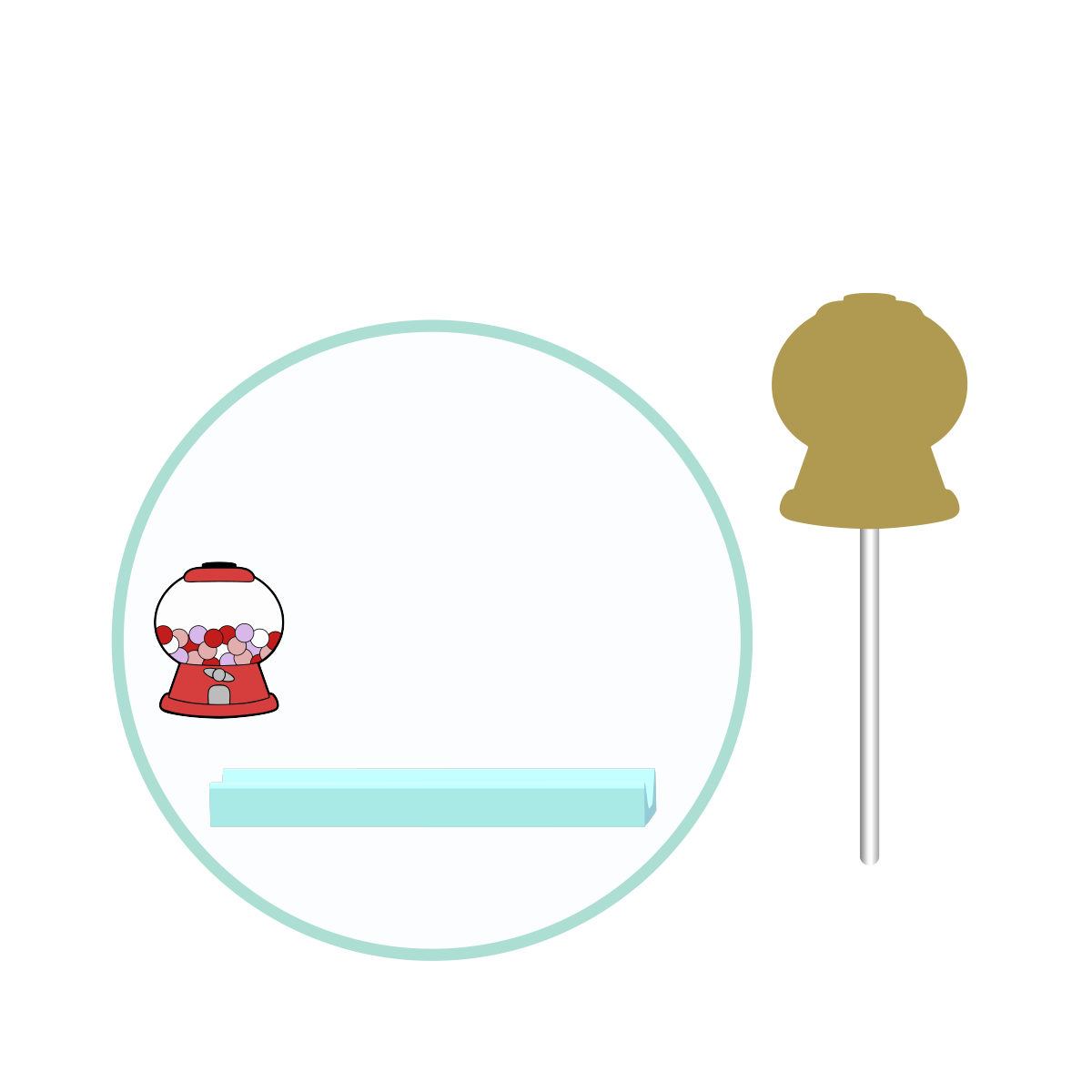 Valentines Gumball Machine Cake Pop Mold | Deluxe Cutter, Popper, and Tray Option