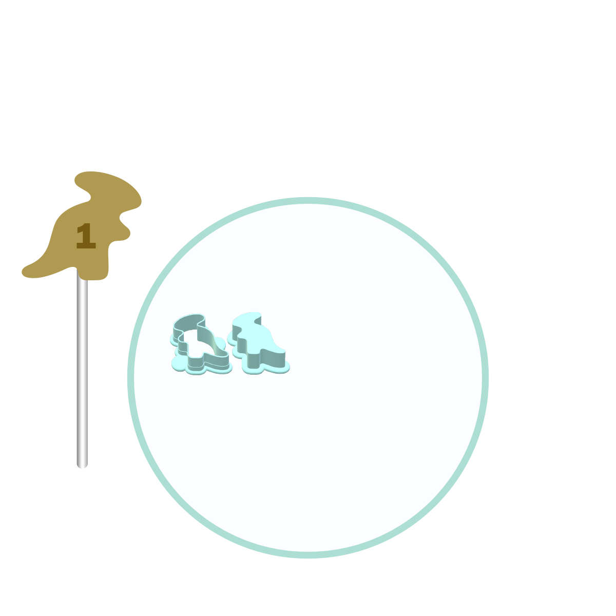 Dinosaur Cake Pop Molds | Deluxe Cutter, Popper