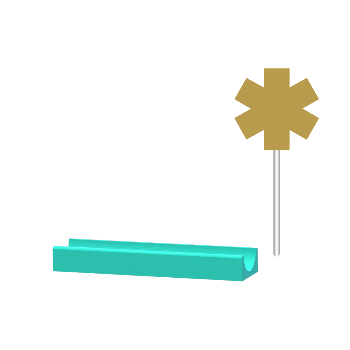 EMT Star of Life Cake Pop Mold |Deluxe Cutter, Popper, and Tray Option