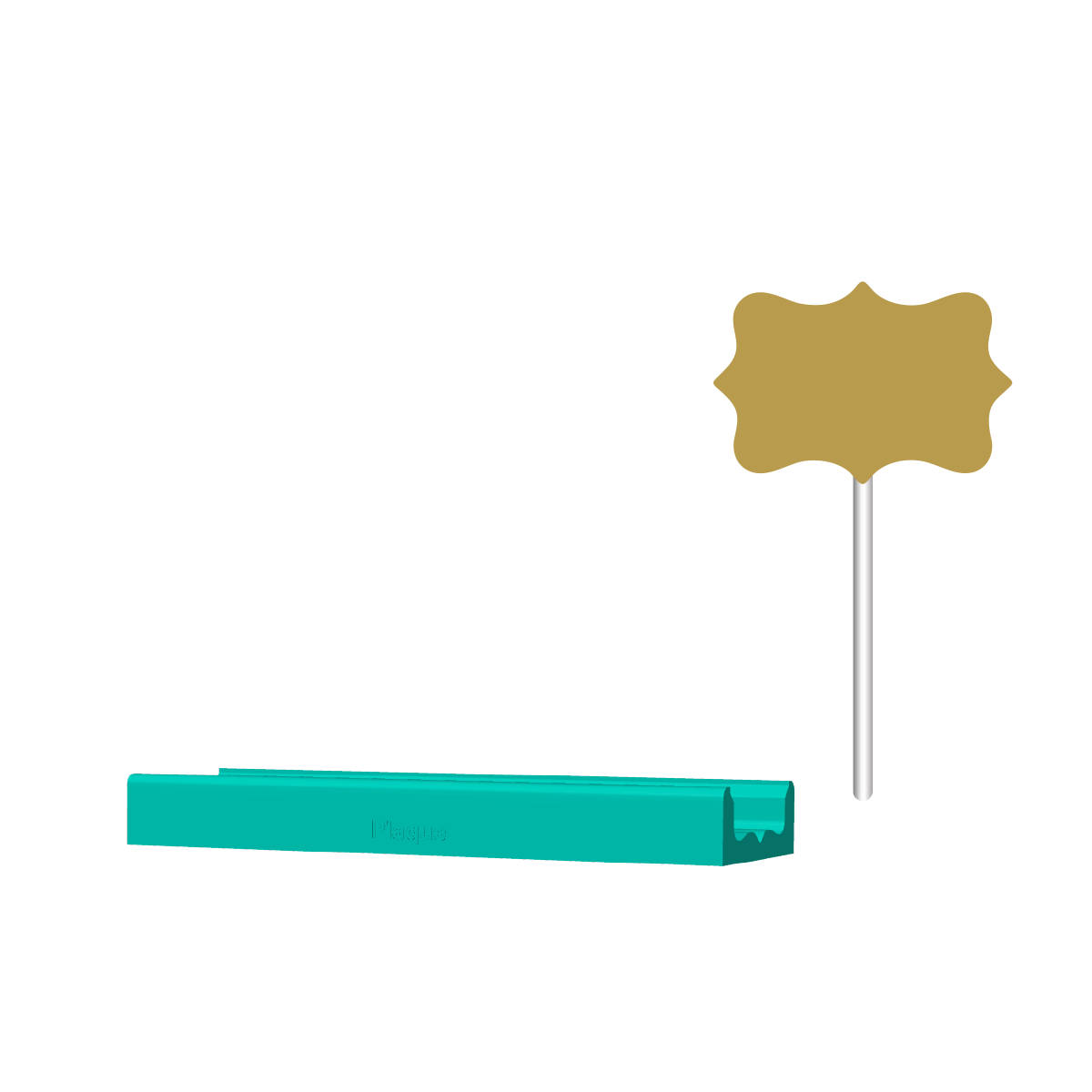 Plaque Cake Pop Mold | Deluxe Cutter, Popper, and Tray Options