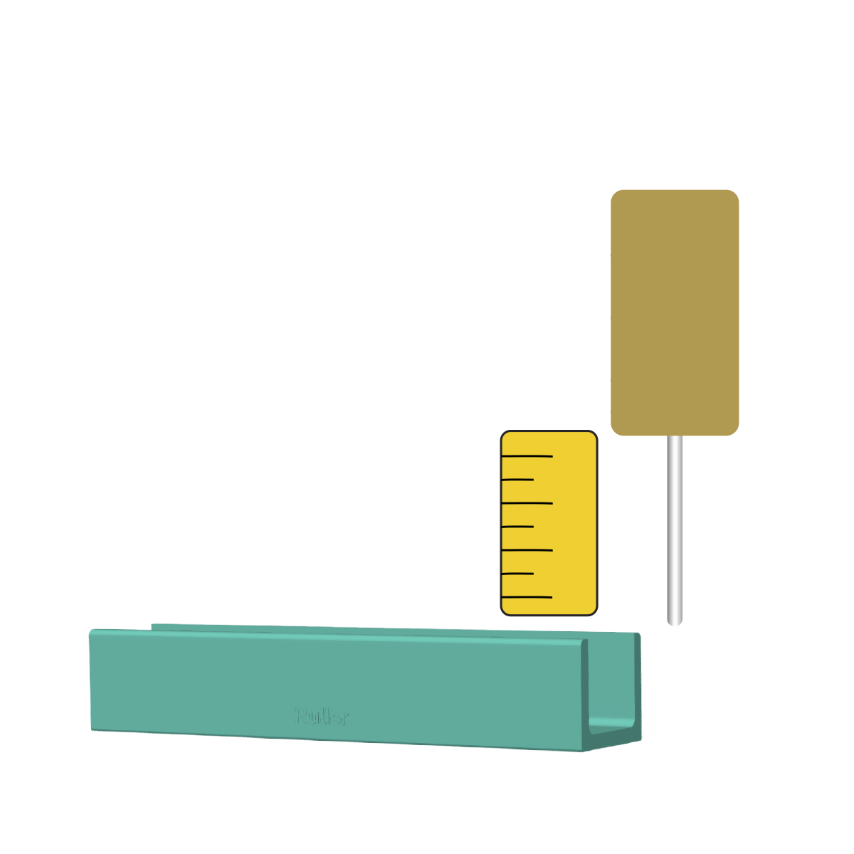 Ruler Cake Pop Mold |Deluxe Cutter, Popper, and Tray Option
