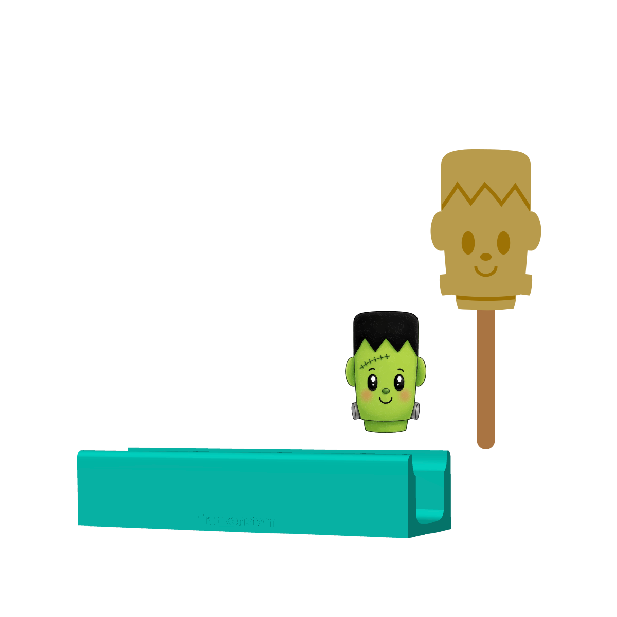 Frankenstein Cakesicle Mold | Deluxe Cutter, Popper and Tray Options