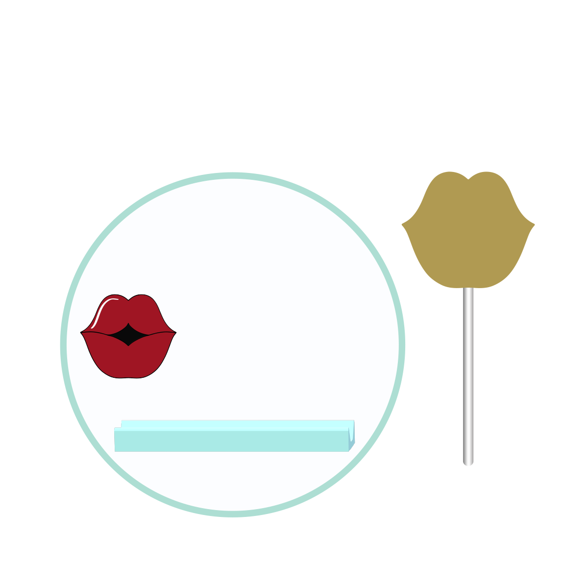 Valentines Lips Cake Pop Mold | Deluxe Cutter, Popper, and Tray Option