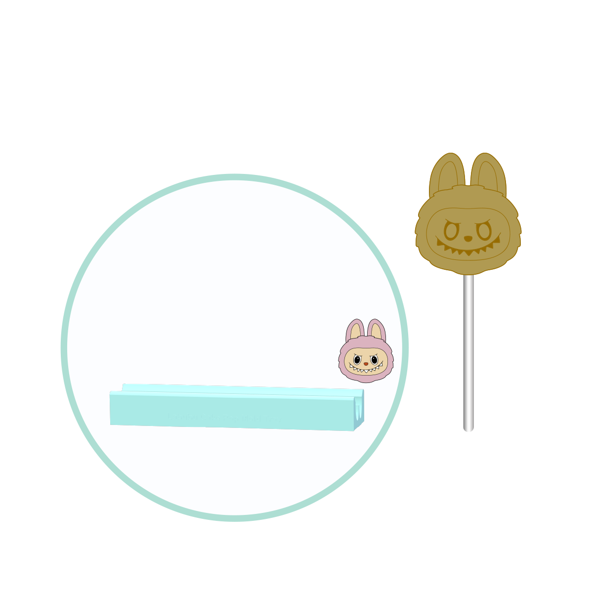 Fluffy Monster Cake Pop Mold | Deluxe Cutter, Popper, and Tray Option