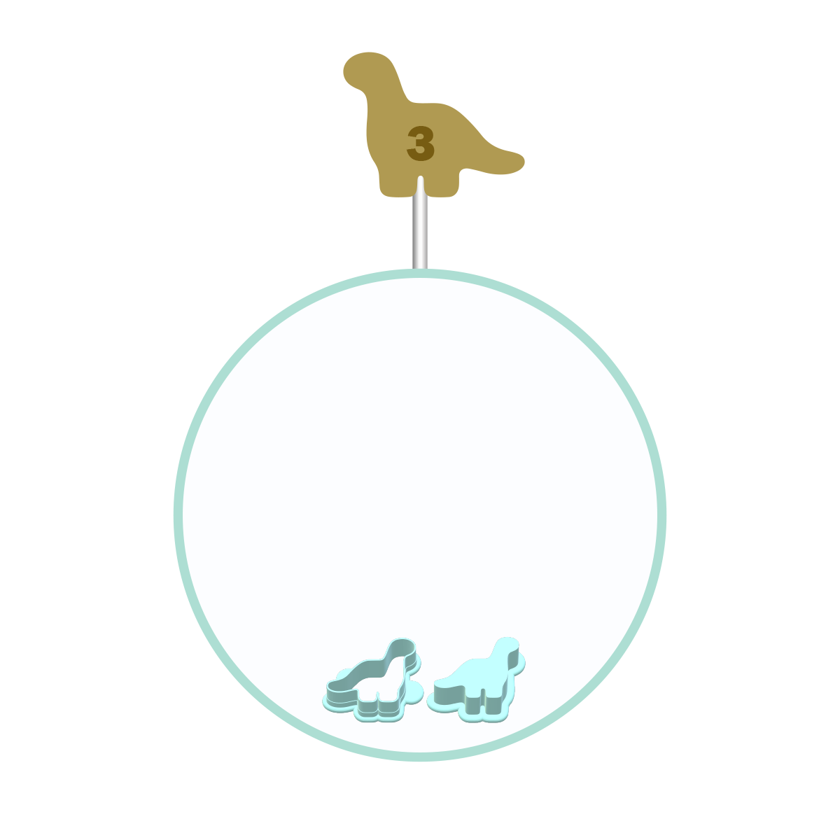 Dinosaur Cake Pop Molds | Deluxe Cutter, Popper