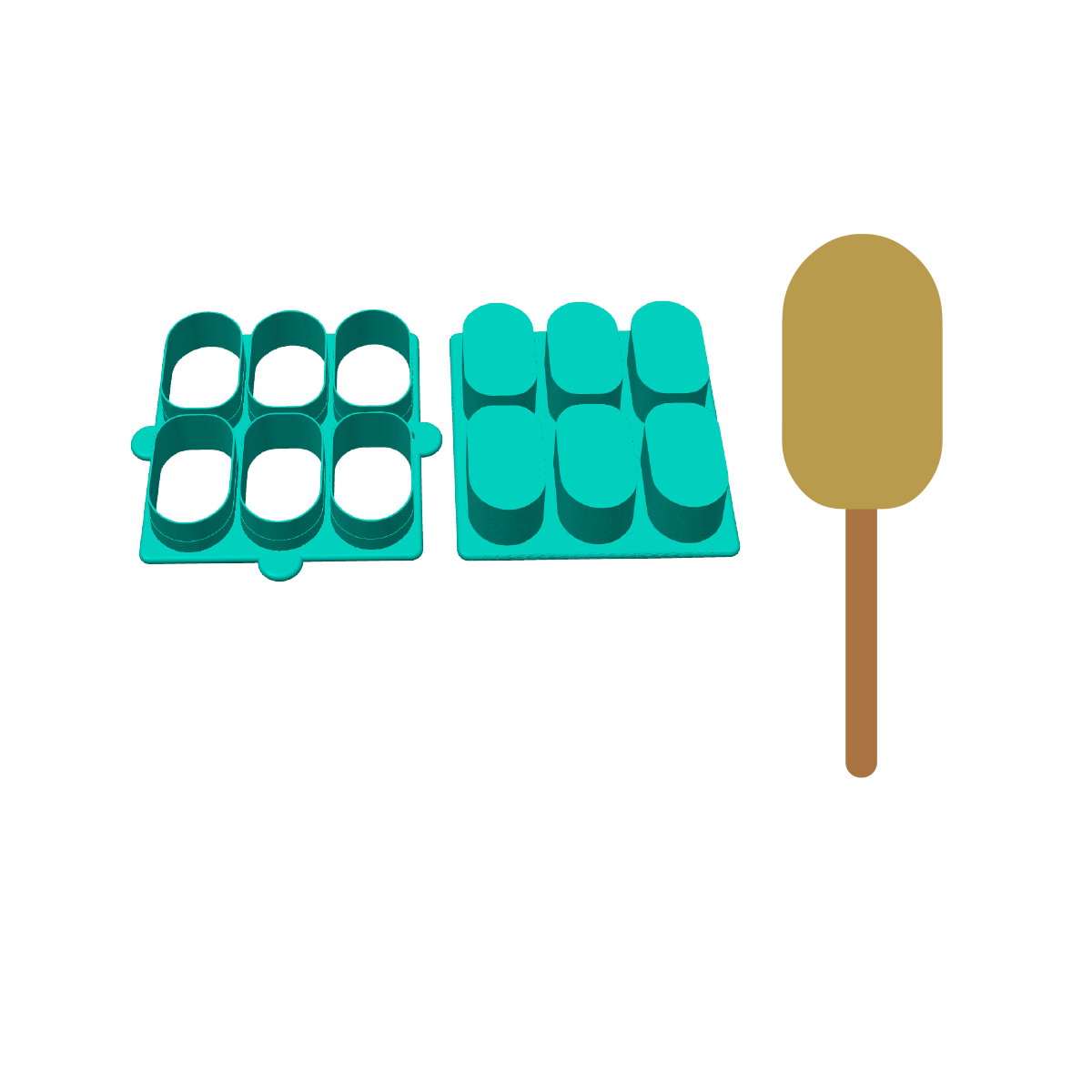 Large Cakesicle Mold | Deluxe Cutter, Popper and Tray Options