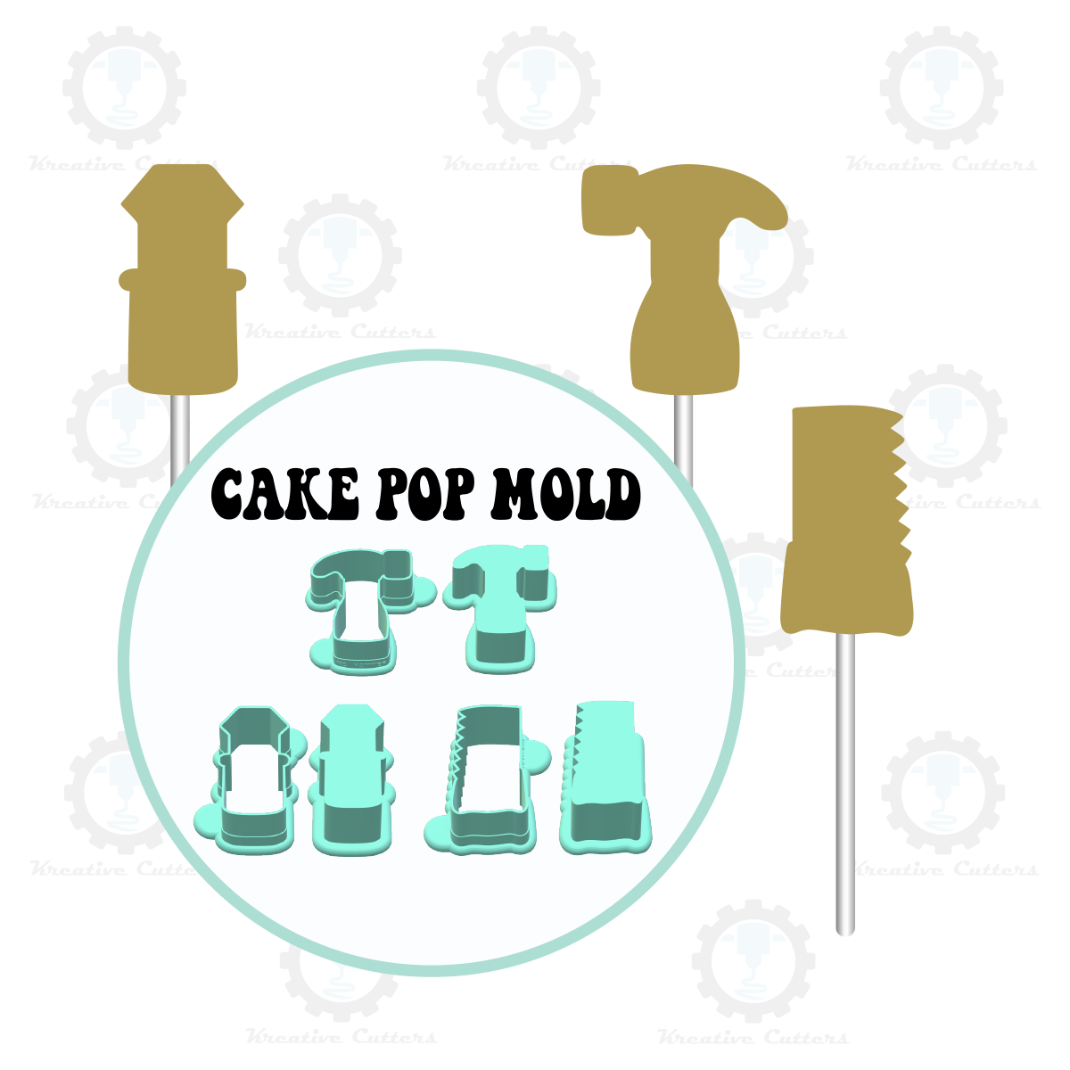 Dads Tools Cake Pop Molds | Hammer, Hacksaw, Screwdriver
