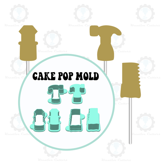 Dads Tools Cake Pop Molds | Hammer, Hacksaw, Screwdriver