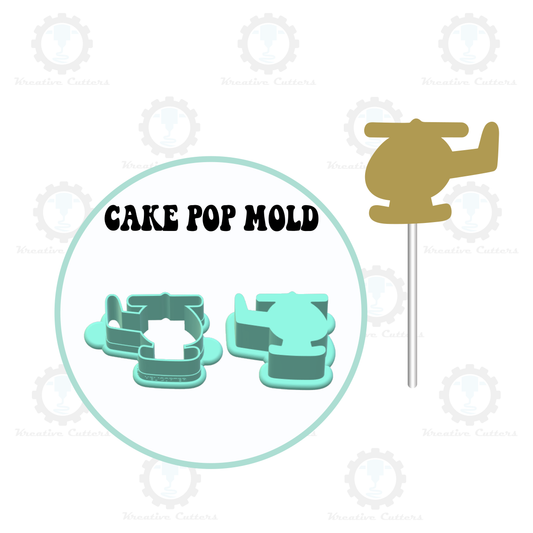 Helicopter Cake Pop Mold | Deluxe Cutter, Popper
