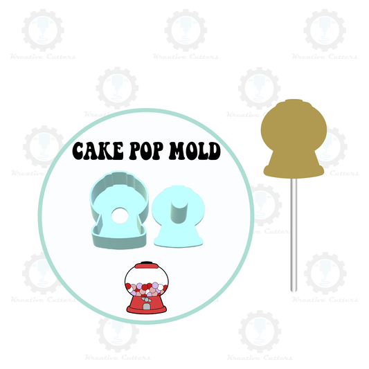 Valentines Gumball Machine Cake Pop Mold