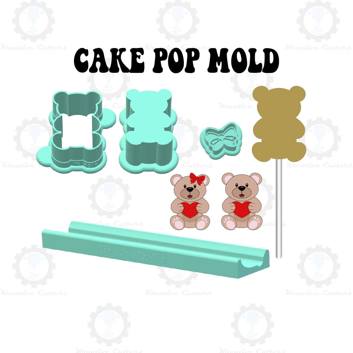 Teddy Bear Cake Pop Mold