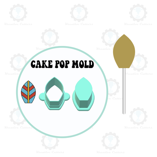 Surfboard Cake Pop Mold | Deluxe Cutter, Popper