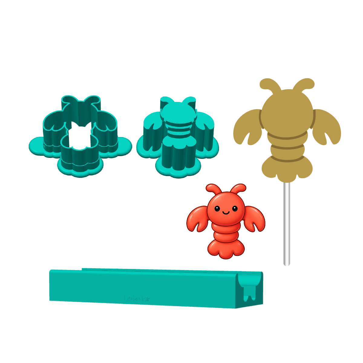 Lobster Cake Pop Mold | Deluxe Cutter, Popper, and Tray Options