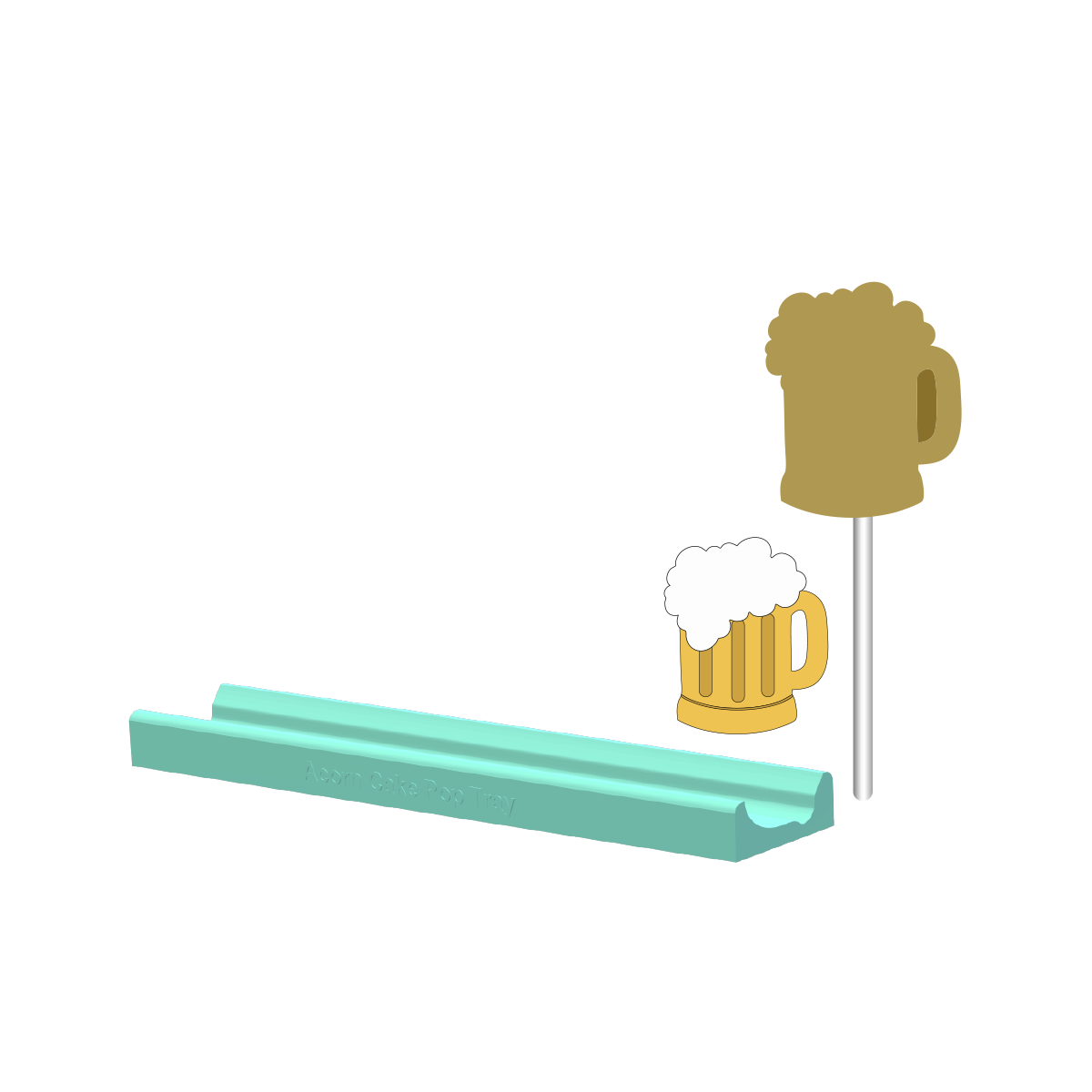 Beer Mug Cake Pop Mold