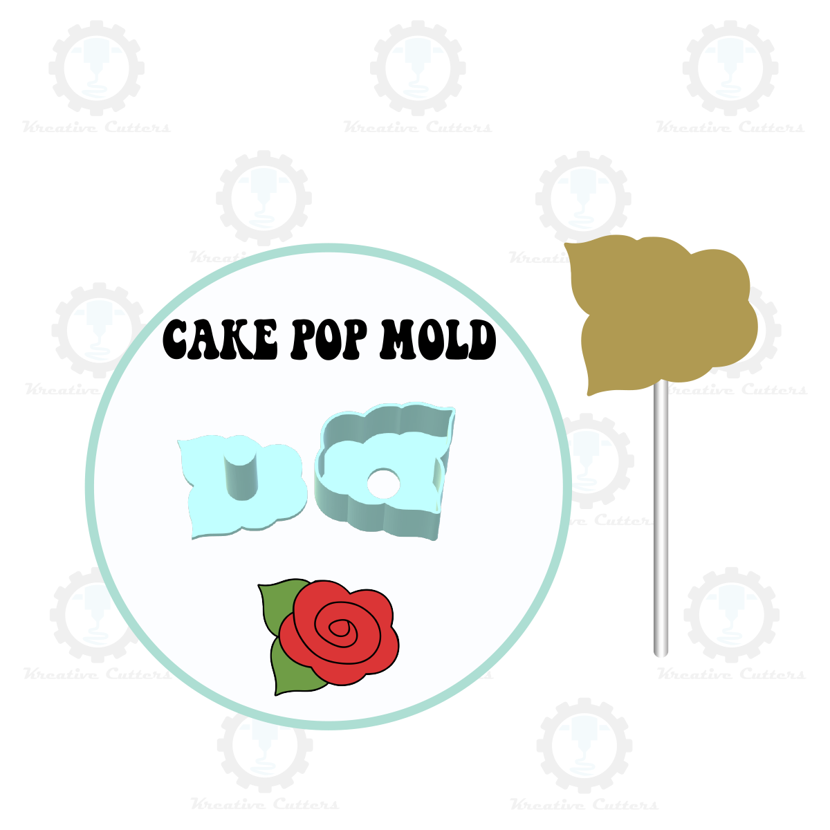 Rose Cake Pop Mold