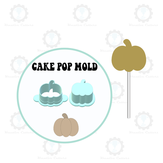 Fall Pumpkin Cake Pop Mold | Deluxe Cutter, Popper