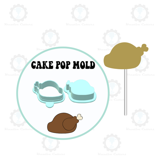 Thanksgiving Turkey Cake Pop Mold | Deluxe Cutter, Popper