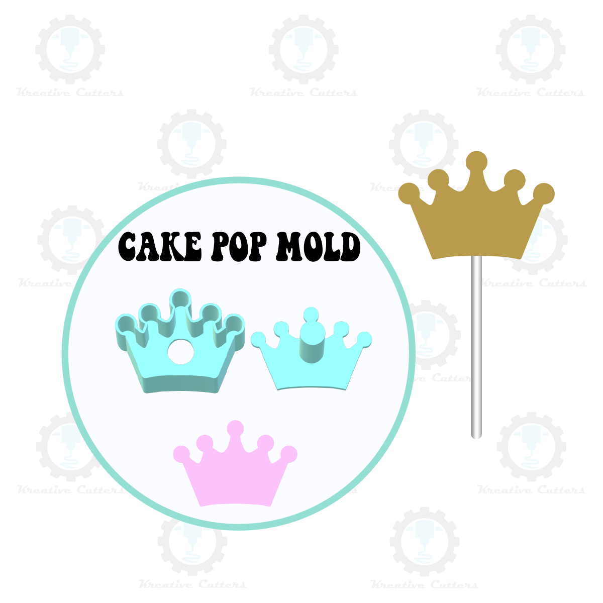 Tiara Crown Cake Pop Mold