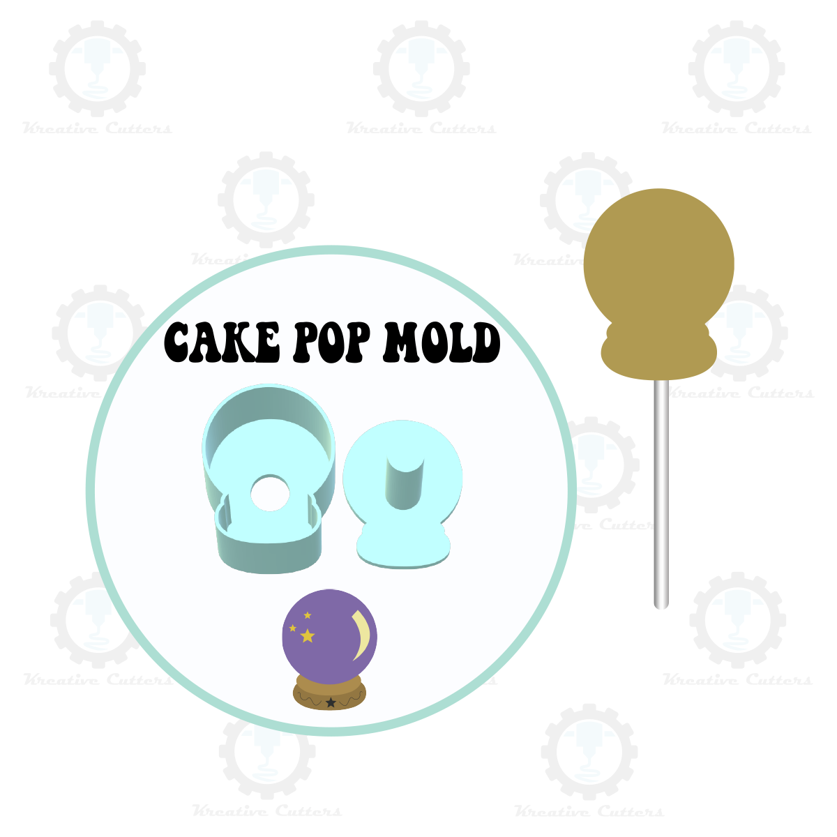 Crystal Ball Cake Pop Mold