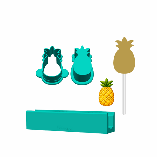 Pineapple Cake Pop Mold |Deluxe Cutter, Popper, and Tray Options